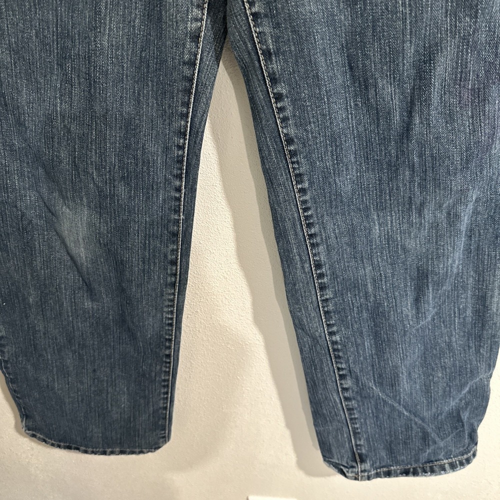 Loft Ann‎  taylor relaxed And Straight Jeans Wash Blue Size P6 - Picture 3 of 12